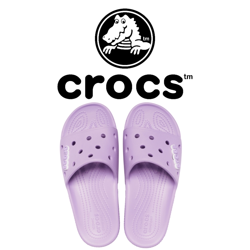 Classic Crocs Slide | Orchid / Lavender | Men's 9 / Women's 11